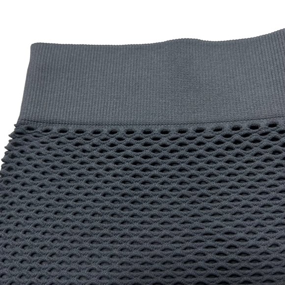SKIMS Perforated Seamless Short Steel Gray Womens XXS - Picture 5 of 13